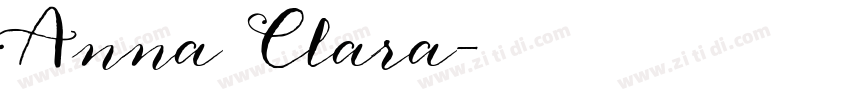 Anna Clara字体转换